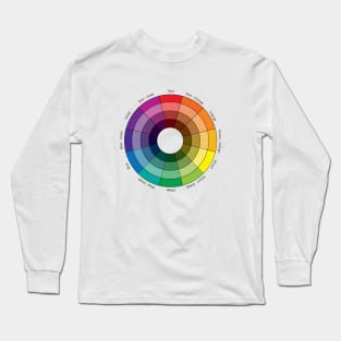 Color Wheel Art Teacher Long Sleeve T-Shirt